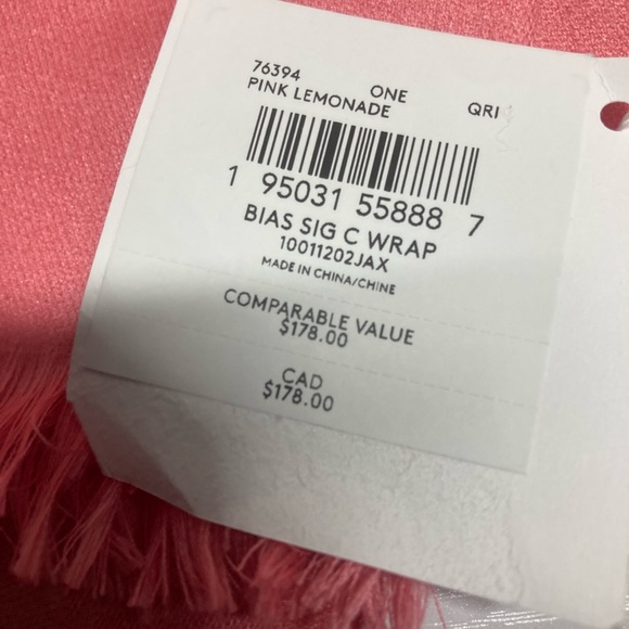 NWT COACH bundle: SIGNA CITY TOTE, WRAP & mirror/keyring PINK LEMONADE -spring! - Picture 6 of 16